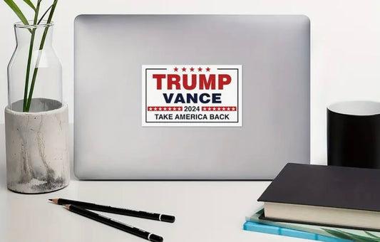 Trump Vance 2024 3" x 5" Sticker - Pack of 3