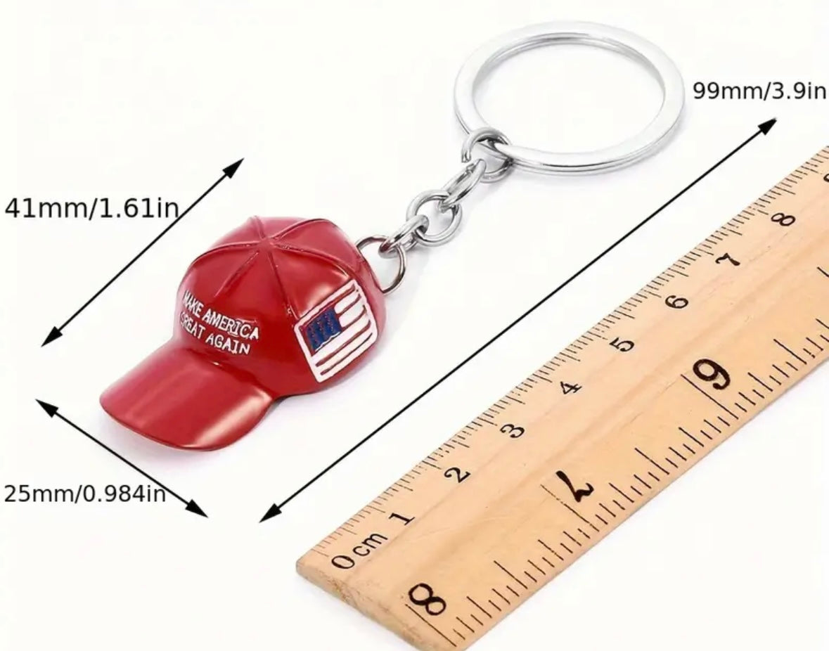 Make America Great Again Ballcap Keychain