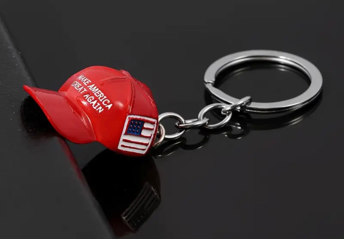 Make America Great Again Ballcap Keychain