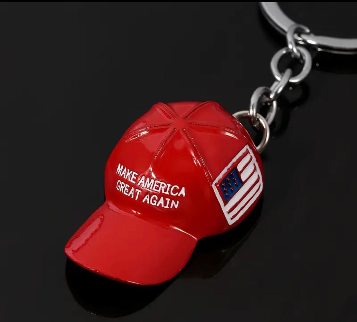 Make America Great Again Ballcap Keychain